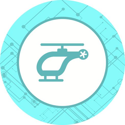 Helikopter Icon Design vektor