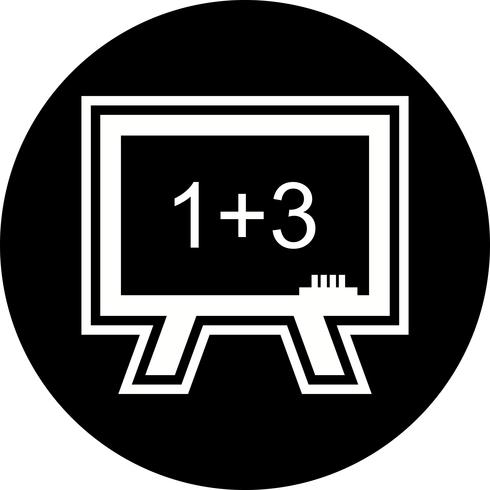 Matematik Icon Design vektor