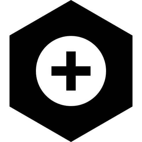 Medizinische Zeichen Icon Design vektor