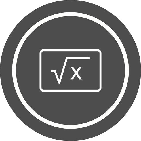 Formel-Icon-Design vektor