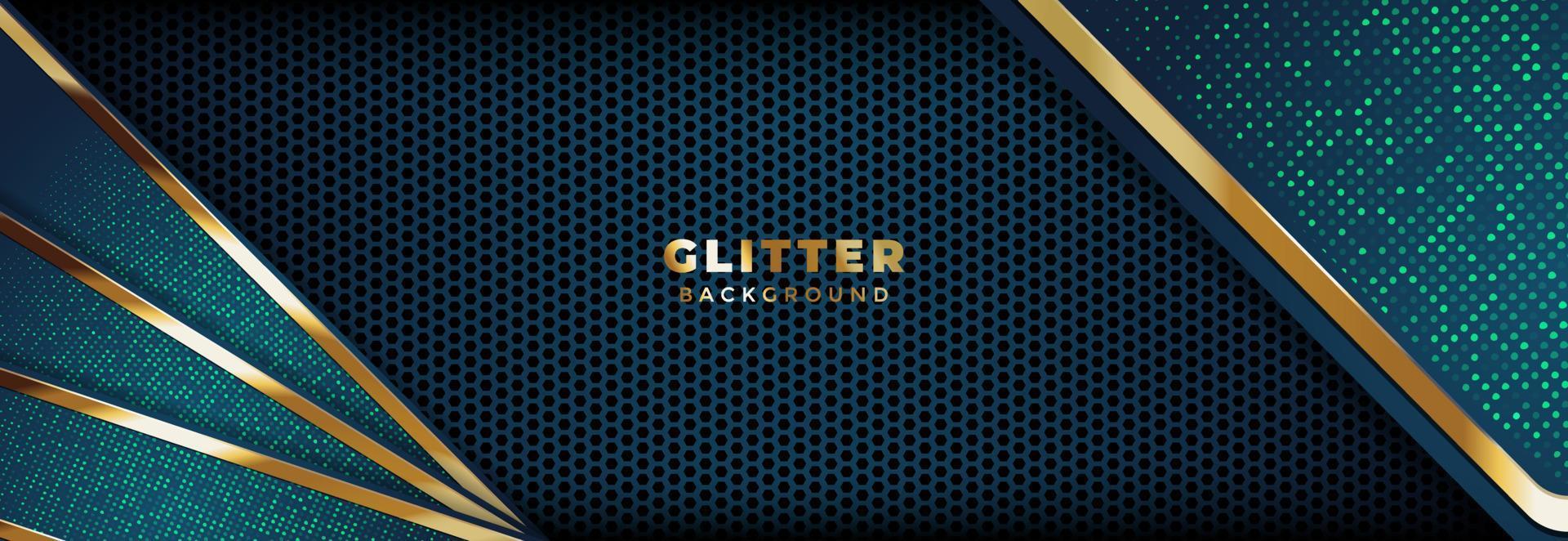 Gold Banner abstrakte Vektor Hintergrundbrett für Text- und Nachrichtendesign modern.