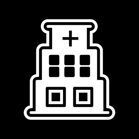 Krankenhaus-Icon-Design vektor