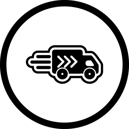 Leverans Truck Icon Design vektor