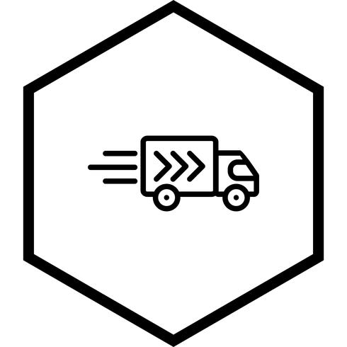 Leverans Truck Icon Design vektor