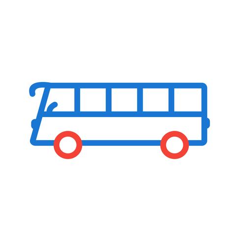 Bus-Icon-Design vektor