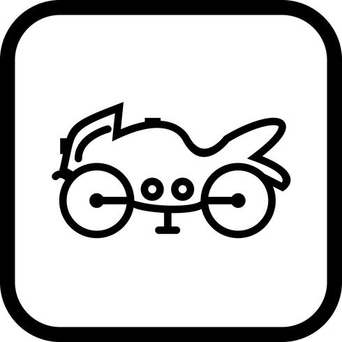 Schweres Fahrrad Icon Design vektor
