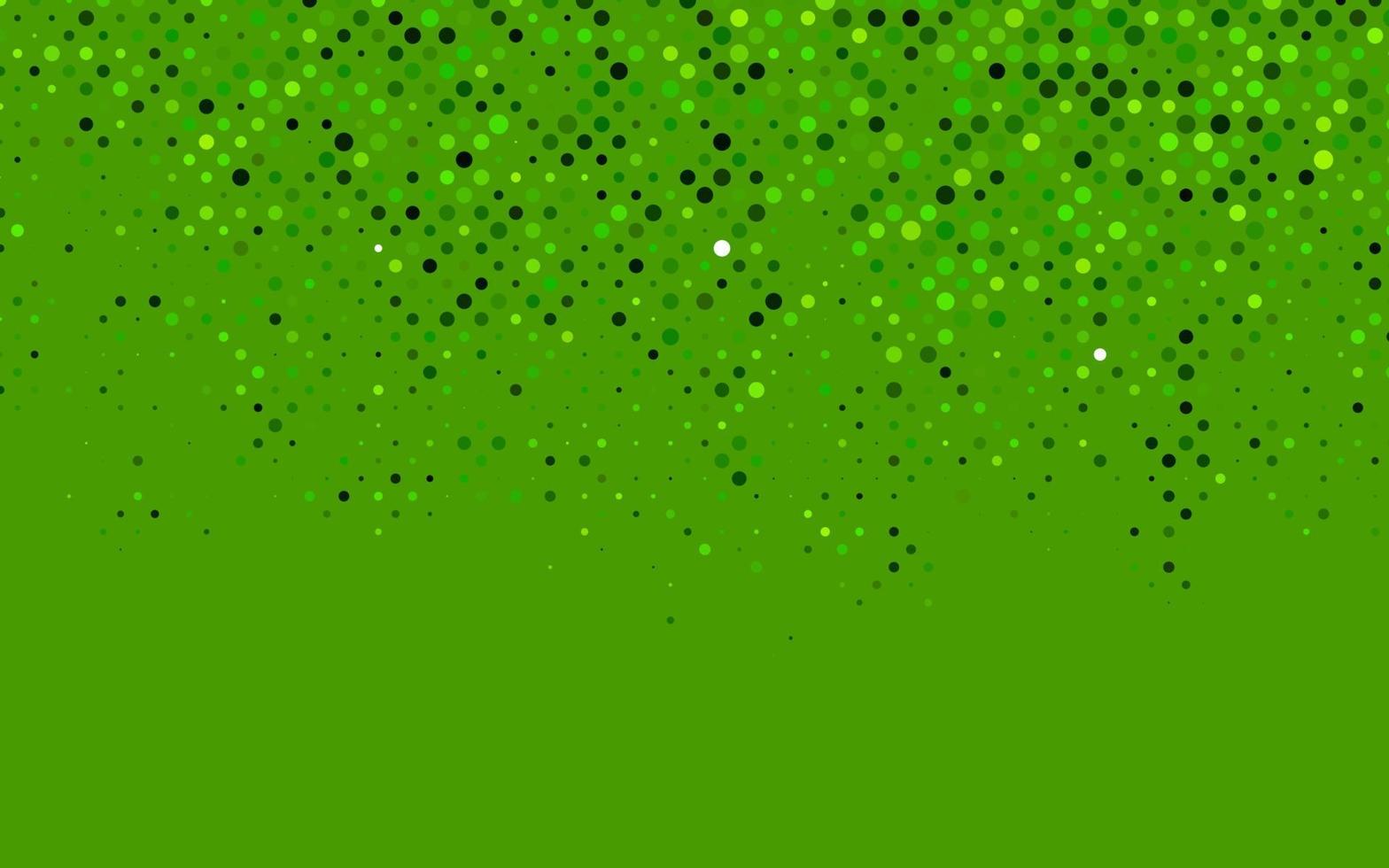 ljusgrön vektorlayout med cirkelformer. vektor