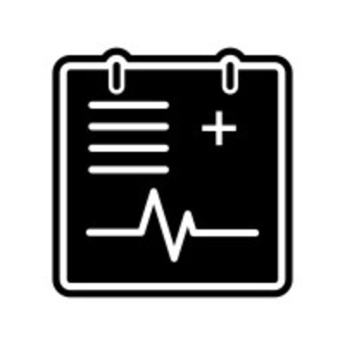 medicinsk diagram ikon design vektor