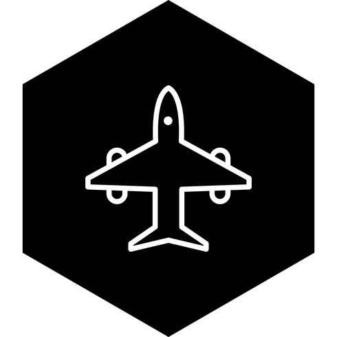 Flugzeug-Icon-Design vektor