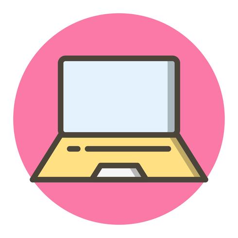 laptop ikon design vektor