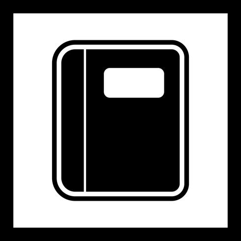 Notebook-Icon-Design vektor