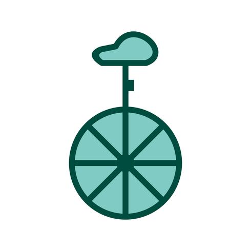 Einrad Icon Design vektor