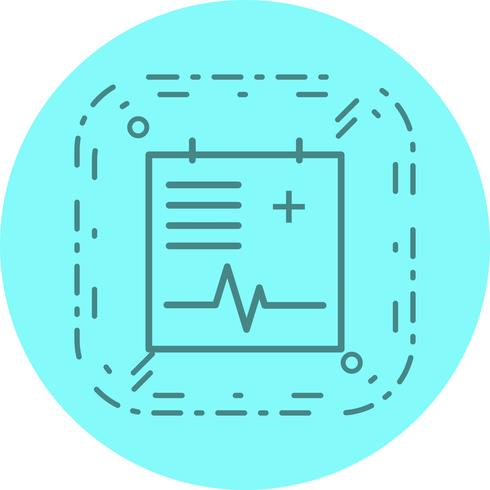 medicinsk diagram ikon design vektor