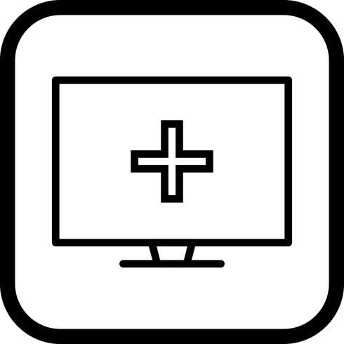 Online Medical Help Icon Design vektor