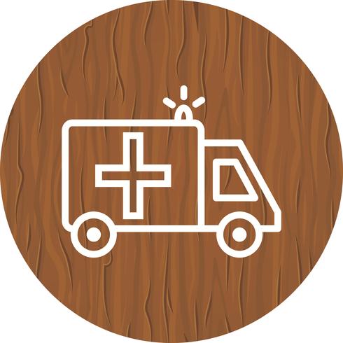 Krankenwagen-Icon-Design vektor