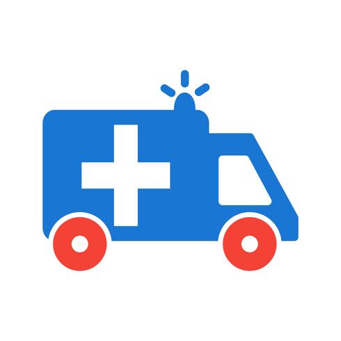 Ambulans Icon Design vektor