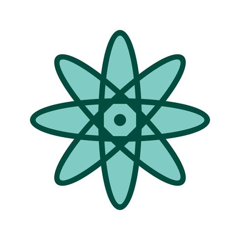 Atom-Icon-Design vektor