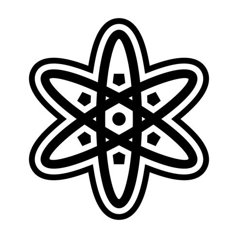 Atom-Icon-Design vektor