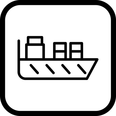 Schiff Icon Design vektor