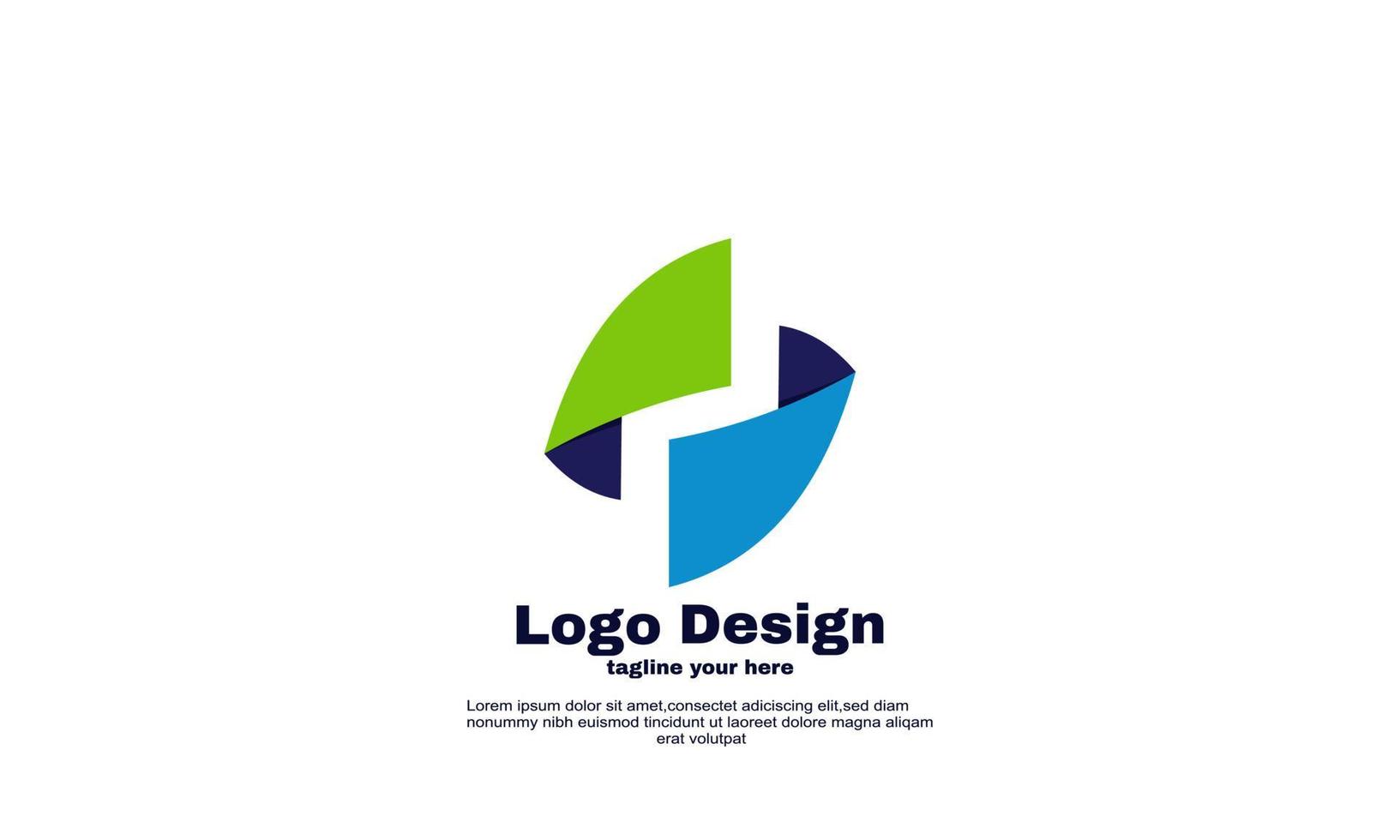 vektor abstrakt logotyp företag företagsidentitet