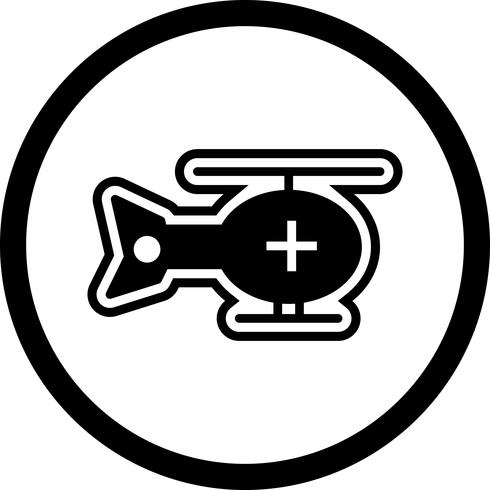 Hubschrauber-Icon-Design vektor