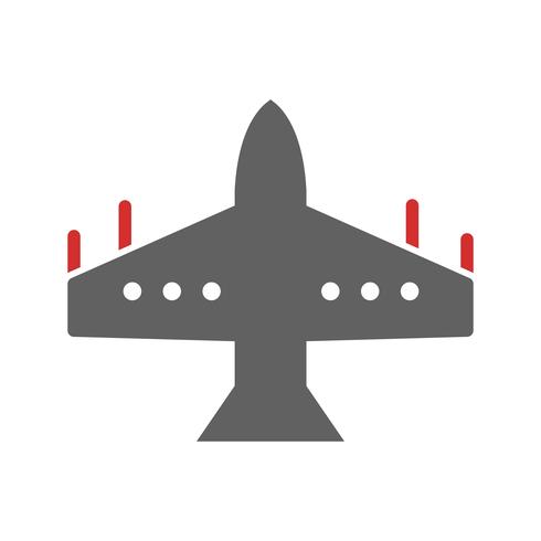 Kampfjet Icon Design vektor