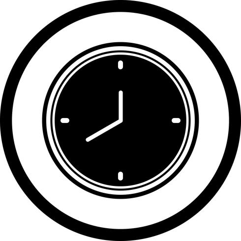 Uhr-Icon-Design vektor