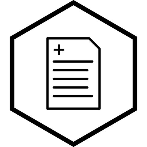 Berichts-Icon-Design vektor