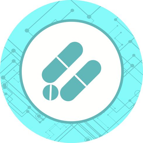 Arzneimittel-Icon-Design vektor