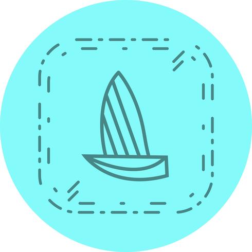 Yacht-Icon-Design vektor