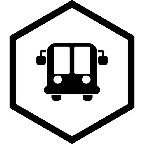 Flughafenbus-Icon-Design vektor