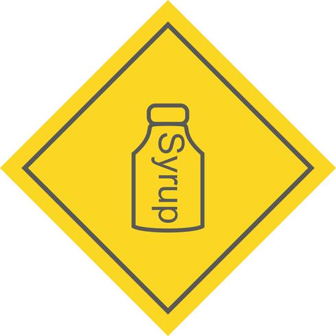 Sirup-Icon-Design vektor