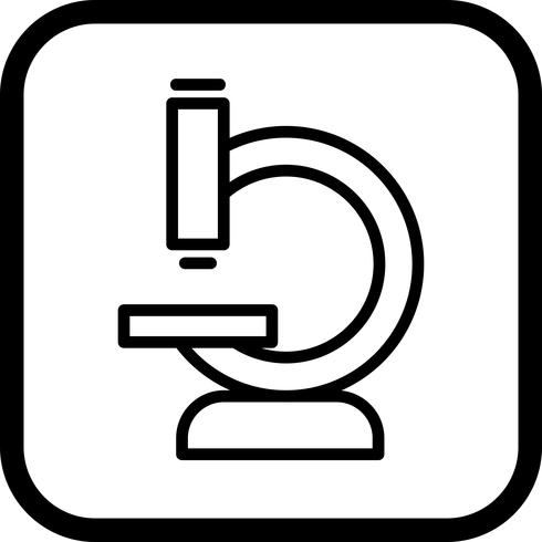 Mikroskop Icon Design vektor