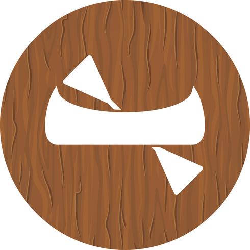 Kanu-Icon-Design vektor