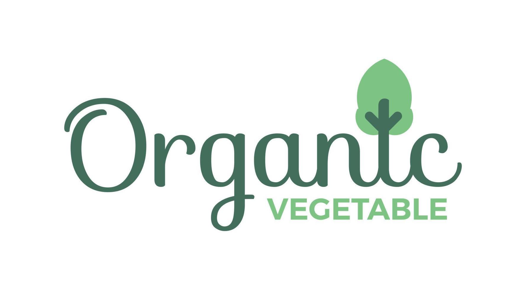 Logo-Vorlage für die biologische Landwirtschaft für Ihren Bauernhof und Ihre Landwirtschaft vektor