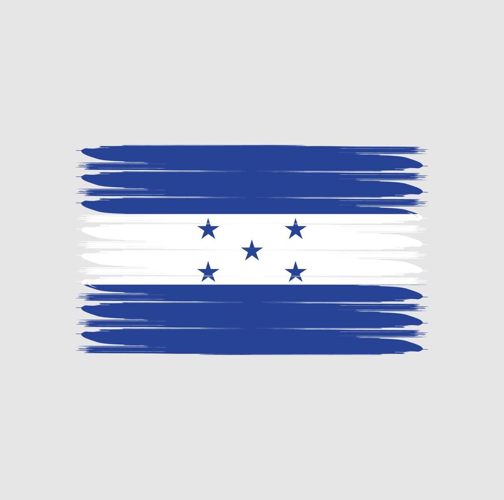 Flagge von Honduras im Grunge-Stil vektor