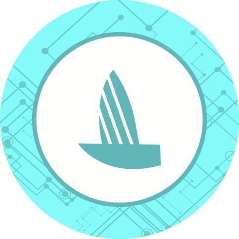 yacht icon design vektor