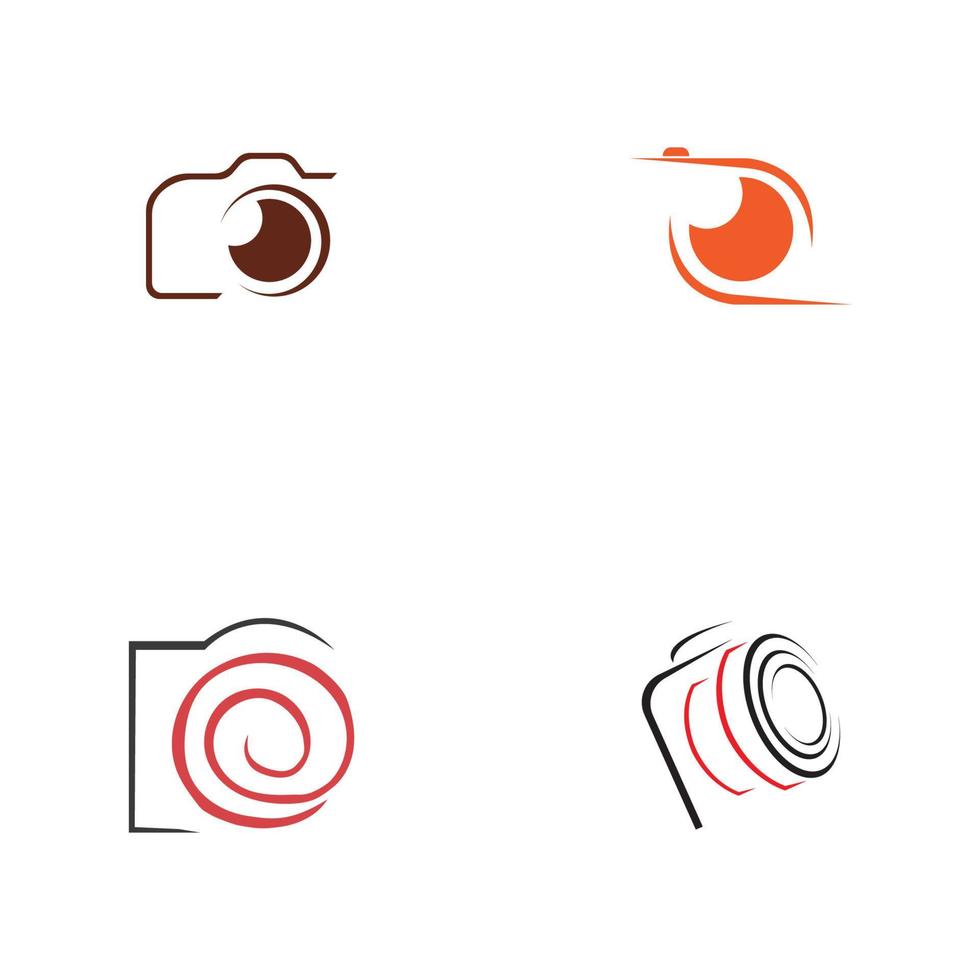 Kamera-Fotografie-Logo-Symbol-Vektor-Design-Vorlage vektor