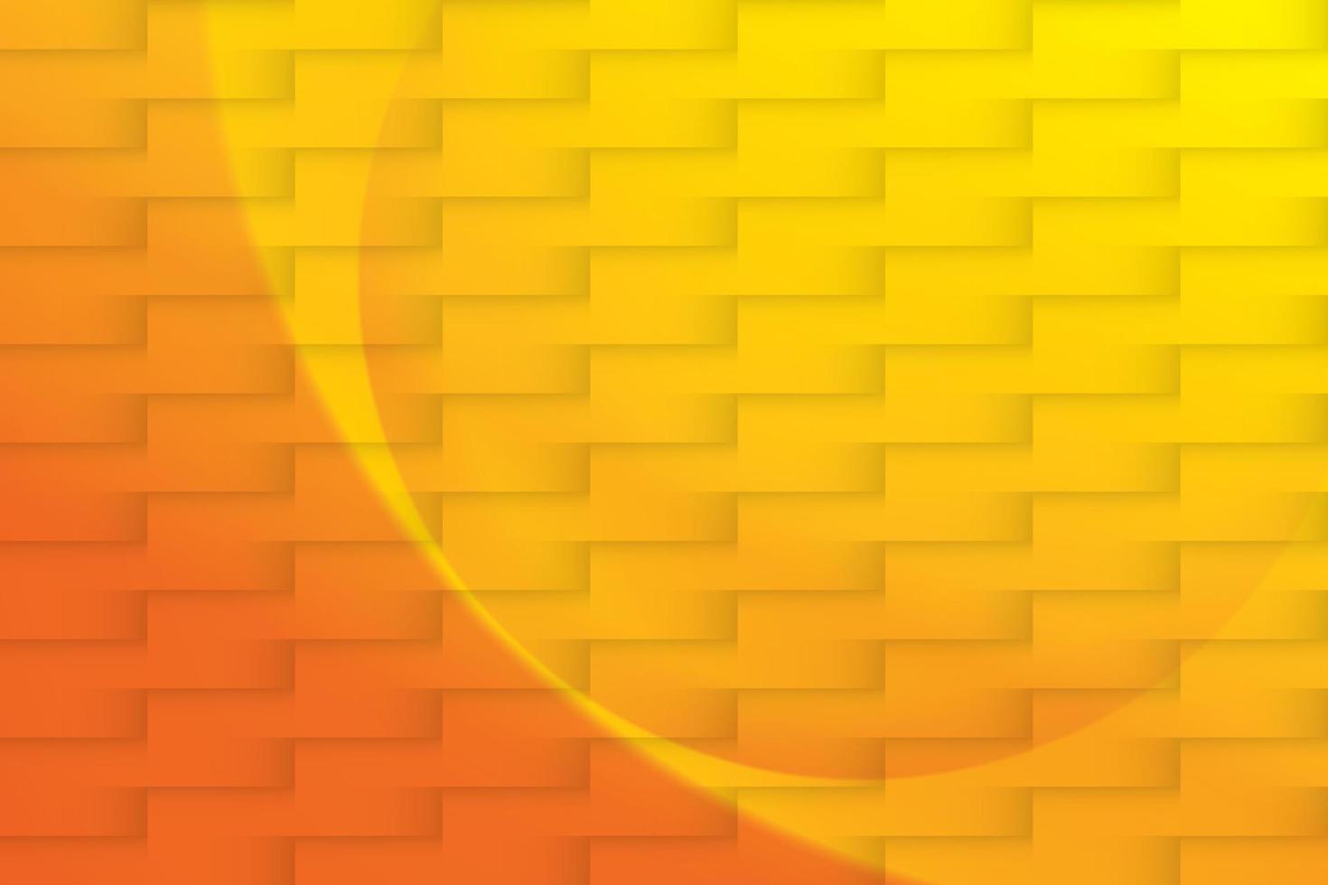 abstrakt gul och orange färg bakgrund med rektangelform, blockmönster. vektor illustration.