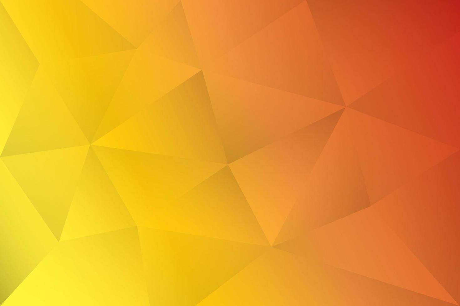 abstrakt färgglad polygon bakgrund med orange och gul färg. vektor illustration.