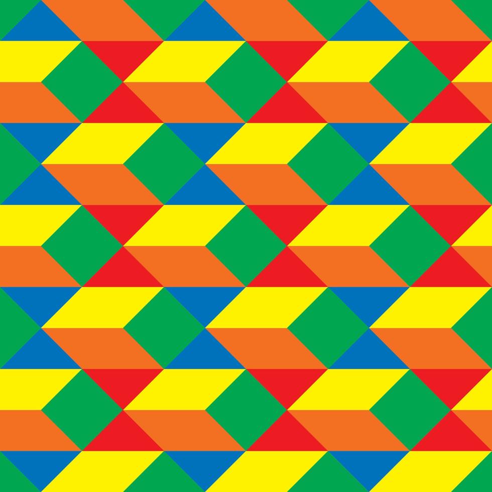Primärfarben sind blau, rot, gelb. Sekundärfarben sind lila, orange, grün, geometrische Rechteckform. Vektor-Illustration. vektor