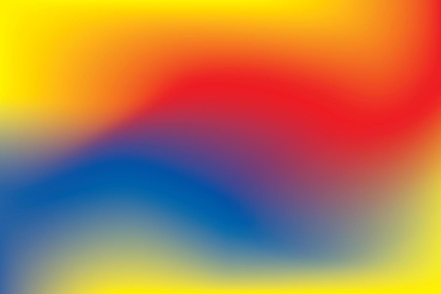 abstrakt gradient bakgrund. primära färger, blått, rött och gult. vektor illustration.