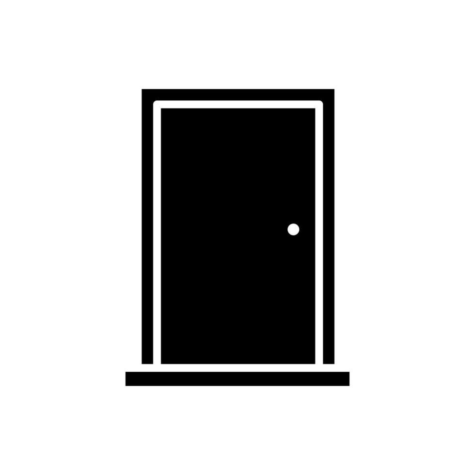 Tür, Ausgang Symbolsymbol vektor