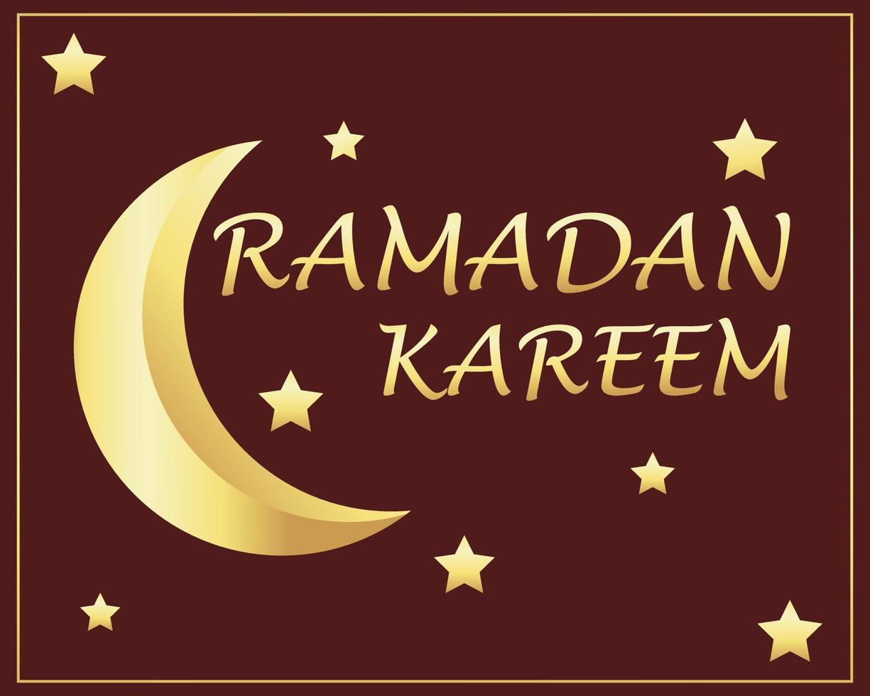 Illustrationsvektordesign von Ramadan Kareem vektor