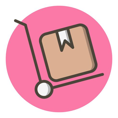 Trolley-Icon-Design vektor