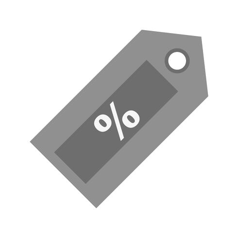 Rabatt-Icon-Design vektor