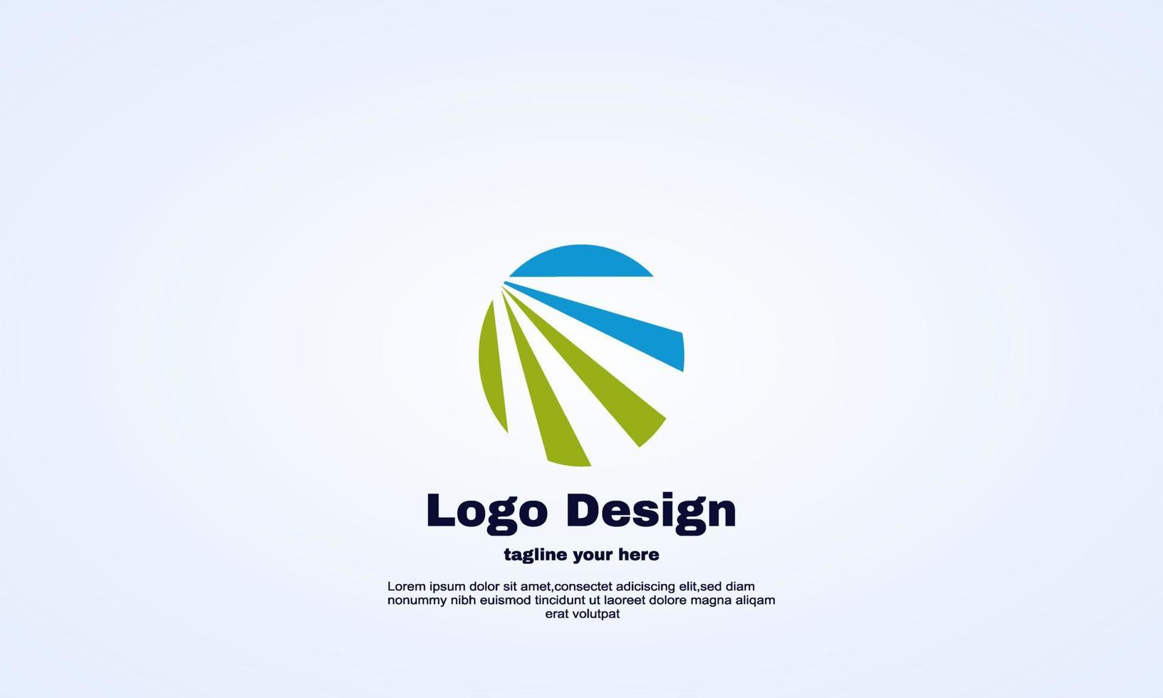 Aktien abstrakter Finanzberater Logo-Design-Vektor vektor