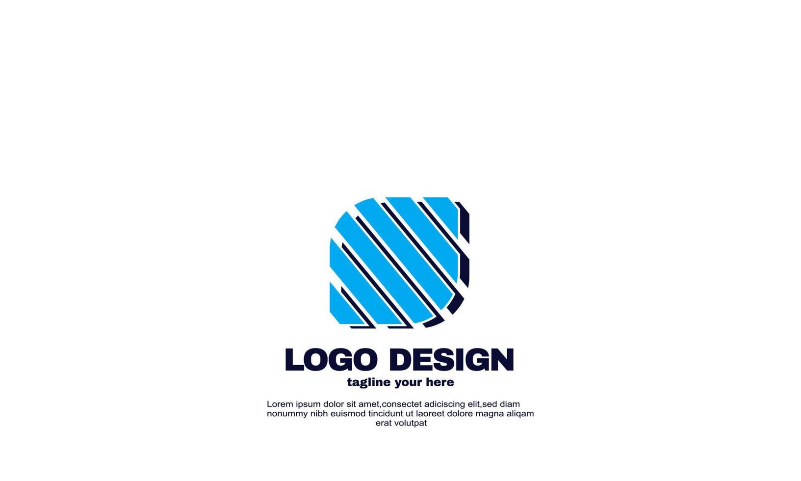 Vektor abstraktes einfaches Networking-Logo Corporate Company Business- und Branding-Design