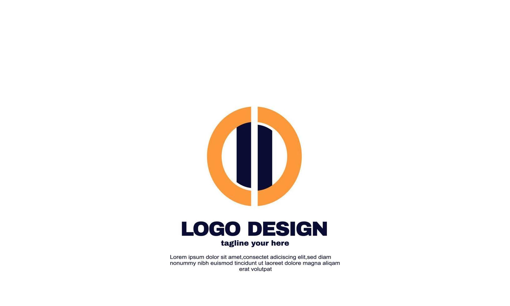 lager vektor abstrakt kreativ idé bästa logotyp söta företagsföretag och företag logotyp designmall