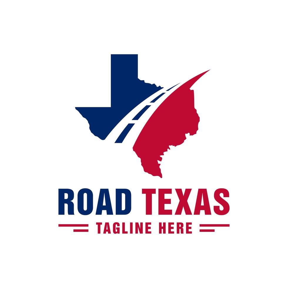 texas city travel logo design vektor